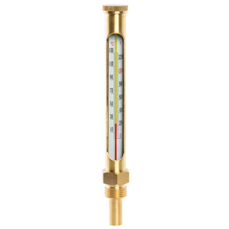 Mei 6205222100 – Thermomètre pour chauffage (laiton, 100 mm