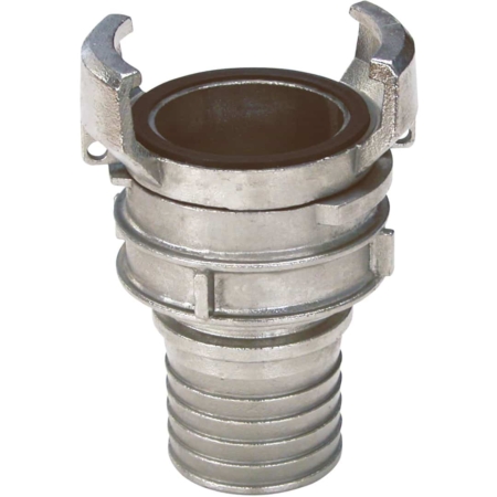 Raccord symétrique à verrou avec douille à collerette, en inox
