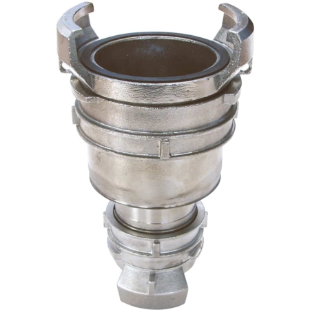 Raccord symétrique à verrou : réduction inox pour la robinetterie industrielle