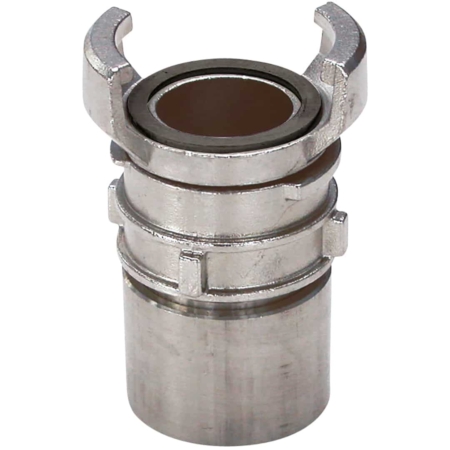 Jonction pour robinetterie inox : raccord femelle symétrique, avec verrou