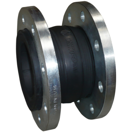 Manchon compensateur de dilatation élastomère (EPDM) à brides pour la tuyauterie adduction et distribution d’eau, chauffage et génie climatique. PN10 / PN16. longueur 130 mm