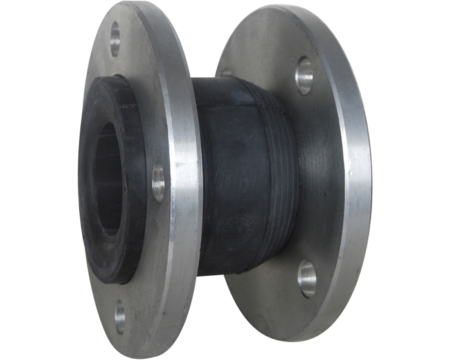 Compensateur de dilatation élastomère NBR, brides acier PN10/16 pour tuyauterie de réseaux huiles minérales, hydrocarbures, fuel