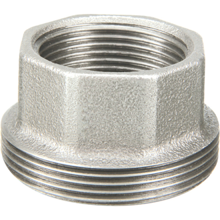 Raccord fonte malléable galvanisée - type 370: pièce folle filetée femelle pour raccord union Tupy - Filetage BSP. DN15 à DN65