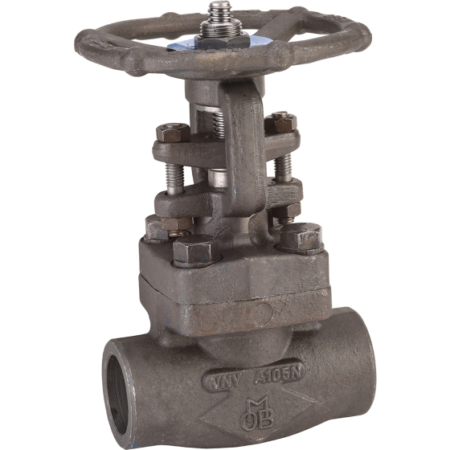 Robinet Vanne à opercule en acier forgé, TRIM 12, modèle à souder 1500 lbs, DN15 à DN50