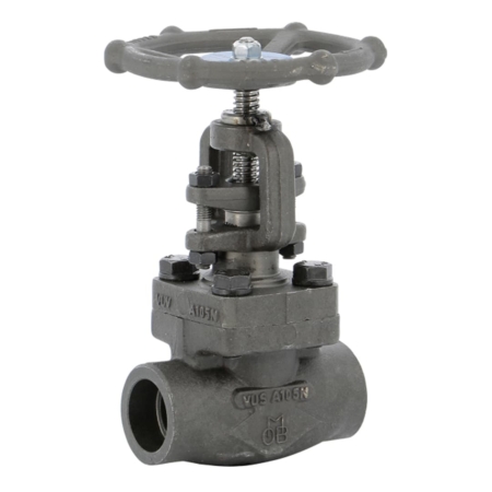 Robinet à soupape 1/2 stellite (Trim 12) en acier forgé, à souder SW. DN15 à DN50