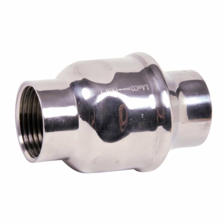 Clapet anti-retour à simple guidage. Système à disque. Femelle BSP du DN 8 au DN100 - joint FKM