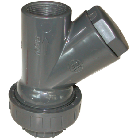 Clapet conforme norme NF, en PVC-U, avec boule anti retour aluminium/EPDM, raccordement femelle BSP