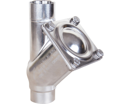 Clapet en inox embouti avec boule anti-retour revêtue FPM, raccordement femelle BSP