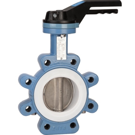 Vanne Papillon à oreille taraudées type WAFER, Fonte et Inox, DN32 à DN300