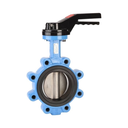 Vanne papillon à oreilles taraudées (lug) - Gamme performance - Corps fonte, papillon inox, manchette EDPM