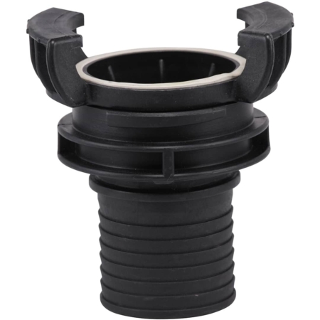 Raccord symetrique à douille annelée à verrou en polypropylène. DN40 à DN80