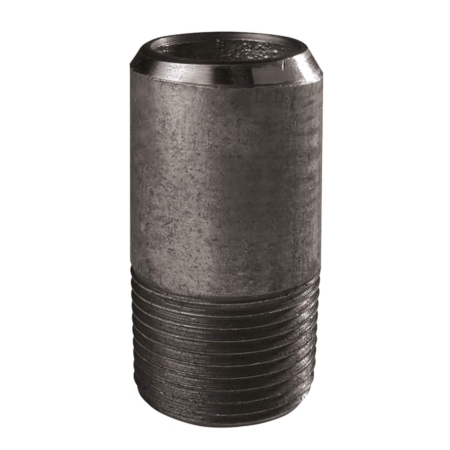 Raccord Demi-mamelon à souder, acier noir, filetage mâle BSP sur une extrémité