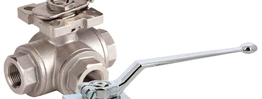 Robinets et vannes à boisseau sphérique 3 voies