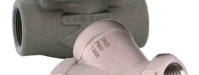 Clapets à piston pour l'industrie et les installations professionnelles