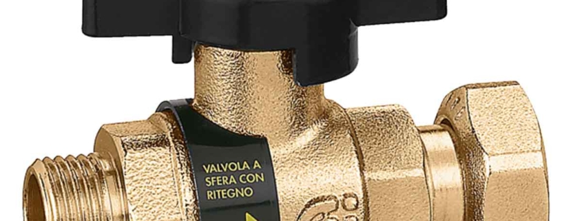 Robinets à tournant sphérique avec clapet intégré