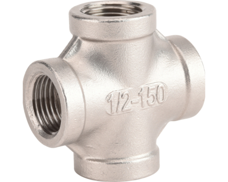 Raccor inox croix égale PS. DN1/8" à DN4"