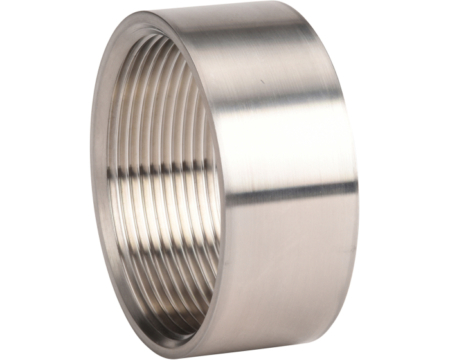 Raccord inox demi-manchon femelle femelle PS20. DN1/8" à DN2"