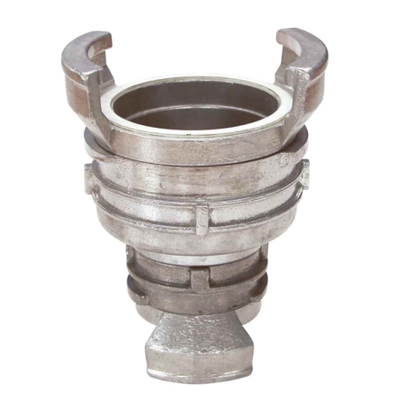 Réduction à verrou en aluminium, joint NBR blanc. Gamme Raccords symétriques Guillemin