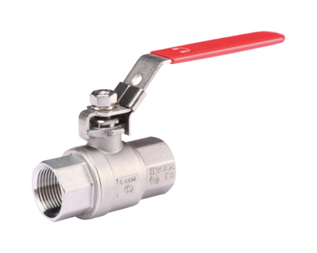 Vanne à boisseau sphérique 2 pièces, en inox - PN63, Femelle taraudé BSP, avec écartement long (DIN M3)