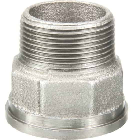 Raccord fonte malléable galvanisée - type 371: pièce folle mâle, raccord union Tupy - Filetage BSP. DN15 à DN50