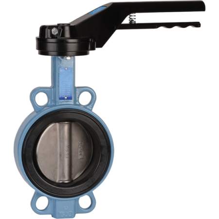 Robinet à papillon inox à Oreilles de Centrage fonte manchette EPDM HT. DN32 à DN1400