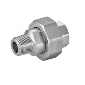 Raccord série 3000 inox 316 union male femelle NPT. DN 6 à DN 50