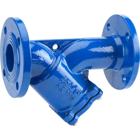 Filtre à tamis en Y corps fonte à brides PN10-16 ACS. DN 40 au DN 400