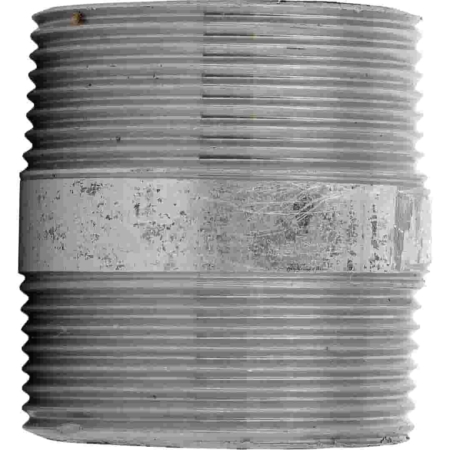 Mamelon acier galvanisé longueur 50 mm