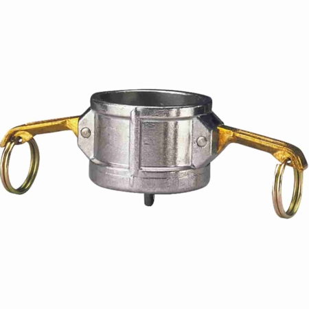 Raccord aluminium à cames bouchon coupleur DP BSP. DN 15 à DN 100