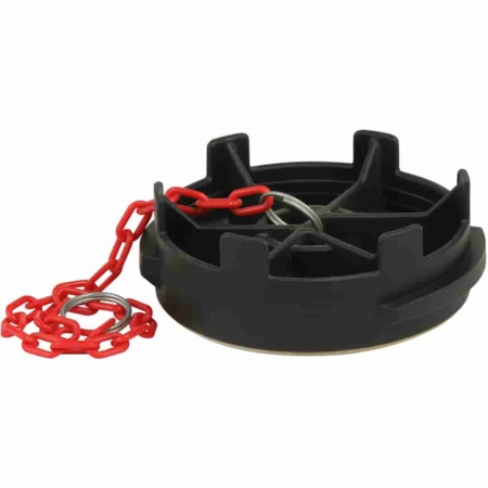 Raccord symétrique bouchon à verrou en polypropylène. DN40 à DN80