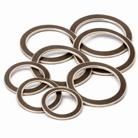 Joint spiralé double emboitement graphite inox