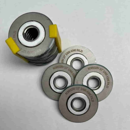 Joint spiralés anneau extérieur inox PTFE, anneau intérieur inox. Class 150/300