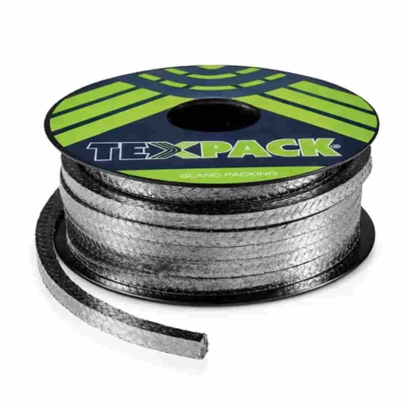 Tresse graphite pur expansé fil inox